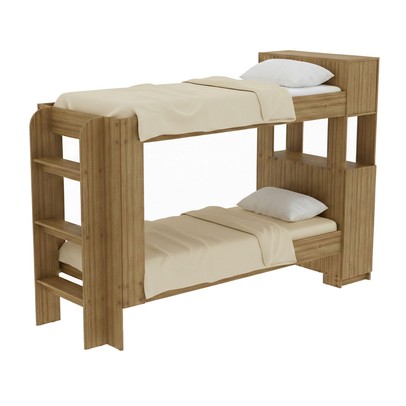 Beliche 1 Porta com Escada Cm8053 Amendoa - Tecno Mobili