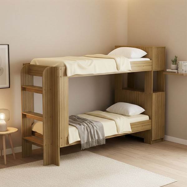 Beliche 1 Porta com Escada Cm8053 Amendoa - Tecno Mobili