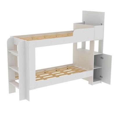 Beliche 1 Porta com Escada Cm8053 Branco Pintura - Tecno Mobili