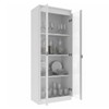 Cristaleira 2 Portas com Vidro Cr6004 Branco - Tecno Mobili