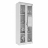 Cristaleira 2 Portas com Vidro Cr6004 Branco - Tecno Mobili