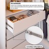 Closet Casal Salvo 4 Gavetas 7 Prateleiras Branco - Pnr Móveis