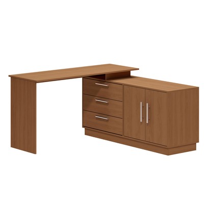 Penteadeira com Cômoda Rocher 2 Portas 3 Gavetas Freijó - Pnr Móveis