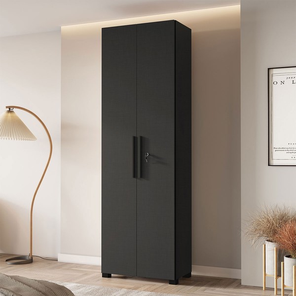 Armário Multiuso Cacoal 2 Portas Preto Tx - Pnr Móveis