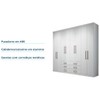 Guarda-Roupa Casal Havai 8 Portas 6 Gavetas Branco - Pnr Móveis