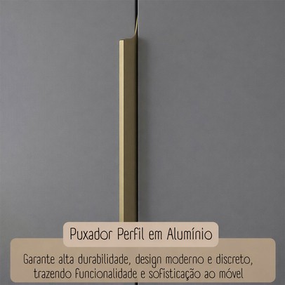 Guarda-Roupa Casal Desc 4 Portas 6 Gavetas com Espelho Onix - Pnr Móveis
