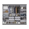 Guarda-Roupa Casal Monte 8 Portas 4 Gavetas 100% Mdf Onix - Pnr Móveis