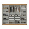 Guarda-Roupa Casal Monte 8 Portas 4 Gavetas 100% Mdf com Espelho Cinamomo/Off White - Pnr Móveis