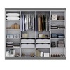 Guarda-Roupa Casal Monte 8 Portas 4 Gavetas 100% Mdf com Espelho Onix - Pnr Móveis