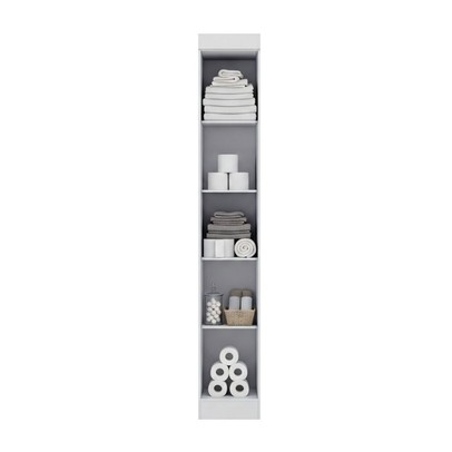 Guarda-Roupa Modulado Cecília 1 Porta Branco - Pnr Móveis
