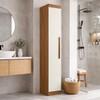 Guarda-Roupa Modulado Cecília 1 Porta Cinamomo/Off White - Pnr Móveis