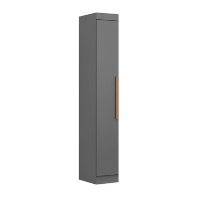 Guarda-Roupa Modulado Cecília 1 Porta Onix - Pnr Móveis