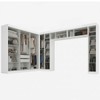 Guarda-Roupa Modulado Cecília 15 Portas 2 Gavetas Branco - Pnr Móveis