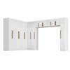 Guarda-Roupa Modulado Cecília 15 Portas 2 Gavetas Branco - Pnr Móveis