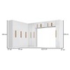 Guarda-Roupa Modulado Cecília 15 Portas 2 Gavetas Branco - Pnr Móveis