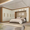 Guarda-Roupa Modulado Cecília 15 Portas 2 Gavetas Cinamomo/Off White - Pnr Móveis