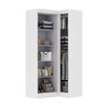 Guarda-Roupa Solteiro Modulado Cecília 3 Portas Branco - Pnr Móveis