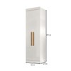 Guarda-Roupa Solteiro Cecília 2 Portas Branco - Pnr Móveis