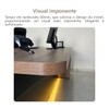 Mesa para Escritório Tamburato Supreme Ld Nogal/Preto - Artany