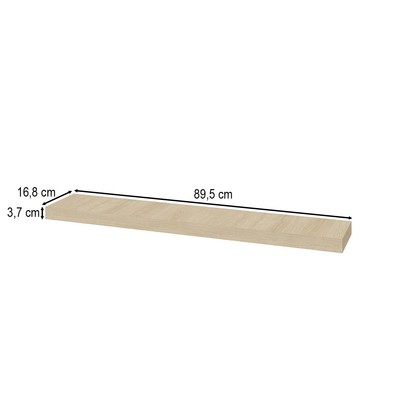 Prateleira Tamburato 89,5 Cm Carvalho - Artany Movéis