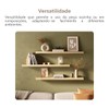 Prateleira Tamburato 89,5 Cm Carvalho - Artany Movéis