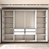 Guarda-Roupa Casal King 8 Portas 4 Gavetas 100% Mdf Onix - Panorama Móveis
