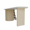 Mesa para Escritório Look 4 Gavetas Branco/Carvalho - Panorama Móveis