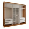 Closet Casal Aura 6 Gavetas Cinamomo - Panorama Móveis