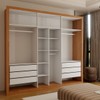 Closet Casal Aura 6 Gavetas Cinamomo - Panorama Móveis