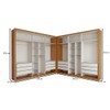Closet Casal Duplo Aura 12 Gavetas Cinamomo - Panorama Móveis