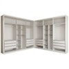 Closet Casal Duplo Aura 12 Gavetas Branco - Panorama Móveis