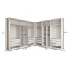 Closet Casal Duplo Aura 12 Gavetas Branco - Panorama Móveis