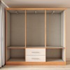 Guarda-Roupa Casal Australia 6 Portas 2 Gavetas Cinamomo/Off White - Panorama Móveis