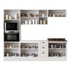 Cozinha Completa Conecta Frizz 11 Portas 3 Gavetas Cm0123r Branco - Genialflex