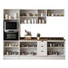 Cozinha Completa Conecta Frizz 11 Portas 3 Gavetas Branco - Genialflex