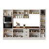 Cozinha Completa Conecta Frizz 13 Portas 3 Gavetas Branco - Genialflex