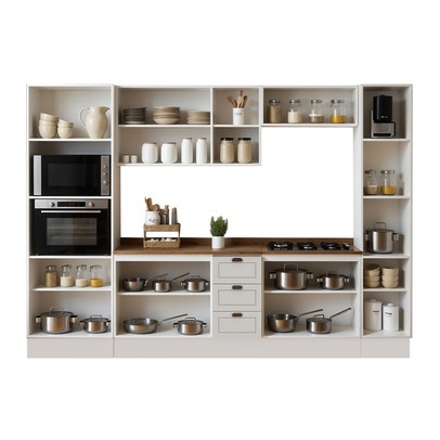 Cozinha Completa Conecta Frizz 13 Portas 3 Gavetas Branco - Genialflex