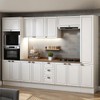 Cozinha Completa Conecta Frizz 13 Portas 3 Gavetas Branco - Genialflex
