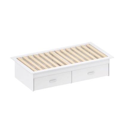 Cama Infantil May 2 Gavetas Confort Branco - Pnr Móveis