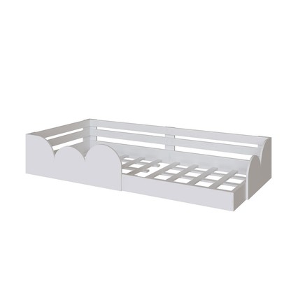 Cama Infantil Montessoriana Nube Branco - Pnr Móveis
