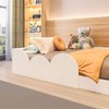 Cama Infantil Montessoriana Nube Branco - Pnr Móveis