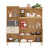 Cozinha Compacta Select 6 Portas 2 Gavetas Cinamon/Off White - Demóbile