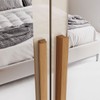Guarda-Roupa Casal Flora 6 Portas 3 Gavetas com Espelho Cinamomo/Off White - Henn