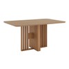 Mesa de Madeira Dinah 160 Cm com Vidro Nature - Henn