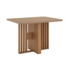 Mesa de Madeira Dinah 120 Cm com Vidro Nature - Henn