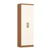 Armário Multiuso 2 Portas Margarida Cinamomo/Off White - Henn