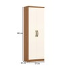 Armário Multiuso 2 Portas Margarida Cinamomo/Off White - Henn