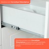 Balcão de Cozinha 80 Cm Americana 2 Gavetas Branco Hp - Henn