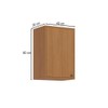 Armário Aéreo Cozinha 40 Cm Venaly 1 Porta Cinamomo - Henn