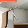 Armário Aéreo Cozinha 120 Cm Venaly 2 Portas com Nicho Cinamomo - Henn